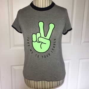 Grey Short Sleeve Graphic Tee